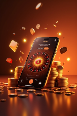Smartfon z aplikacją Deloro Casino